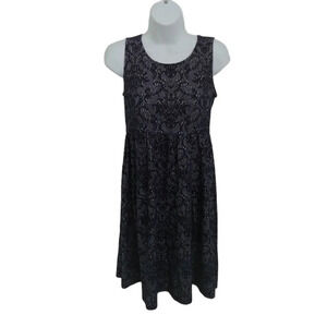 Thyme Maternity Summer  Dress, Dark Blue, XS